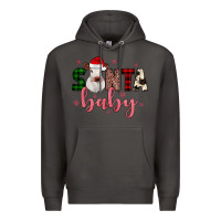 Smoke Santa baby Cow Premium Hoodie - JahusDesignShop