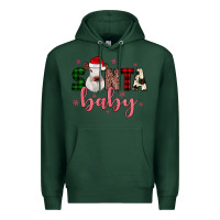 Sports Green Santa baby Cow Premium Hoodie - JahusDesignShop