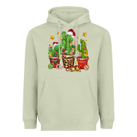 Matcha Christmas cactus Heavyweight Hoodie - Zillion Design Studio