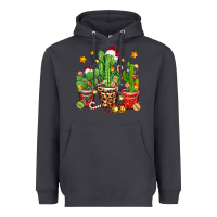 Smoke Christmas cactus Heavyweight Hoodie - Zillion Design Studio