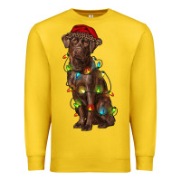 Lemon Christmas labrador retriever Premium Sweatshirt - RanaPortraitStore