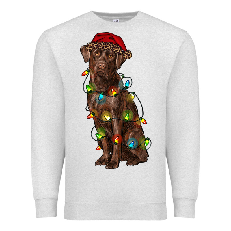 Christmas Labrador Retriever Premium Sweatshirt by RanaPortraitStore | Teevron