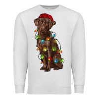 Oatmeal Heather Christmas labrador retriever Premium Sweatshirt - RanaPortraitStore