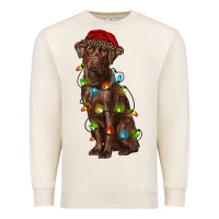Sandshell Christmas labrador retriever Premium Sweatshirt - RanaPortraitStore