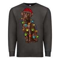 Smoke Christmas labrador retriever Premium Sweatshirt - RanaPortraitStore