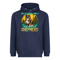 Navy life is better with a australian shepherd Heavyweight Hoodie - texasbilliewilder