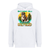 White life is better with a australian shepherd Heavyweight Hoodie - texasbilliewilder