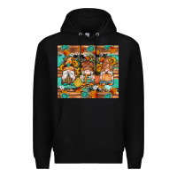 Black western fall gnomes tumbler Premium Hoodie - Artiststas