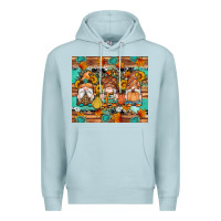 Blue Mist western fall gnomes tumbler Premium Hoodie - Artiststas