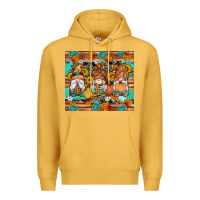 Mustard western fall gnomes tumbler Premium Hoodie - Artiststas