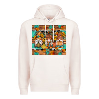 Pale Pink western fall gnomes tumbler Premium Hoodie - Artiststas