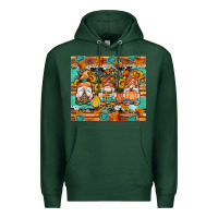 Sports Green western fall gnomes tumbler Premium Hoodie - Artiststas
