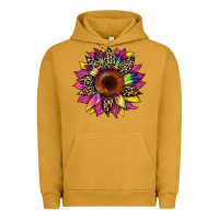 Pigment Peanut Butter tie dye leopard sunflower Urban Hoodie - Artiststas