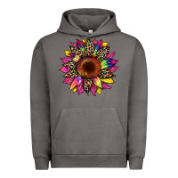 Pigment Tornado tie dye leopard sunflower Urban Hoodie - Artiststas