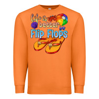 Carrot life is better in flip flops Premium Sweatshirt - texasbilliewilder
