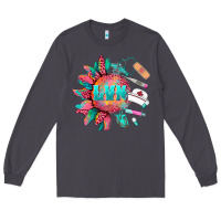 Smoke western licensed vocational nurse medical instruments Long Sleeve Tee - BarkalooDesign
