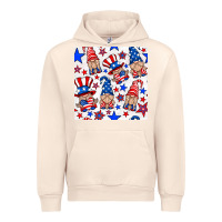 Sandshell 4th of july patriotic gnome seamless pattern Urban Hoodie - BundleAndBundleShop