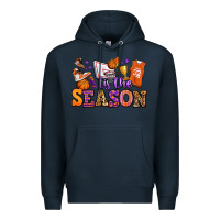 Navy tis the season basketball Premium Hoodie - Jasminsmagicworld