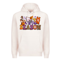 Pale Pink tis the season basketball Premium Hoodie - Jasminsmagicworld