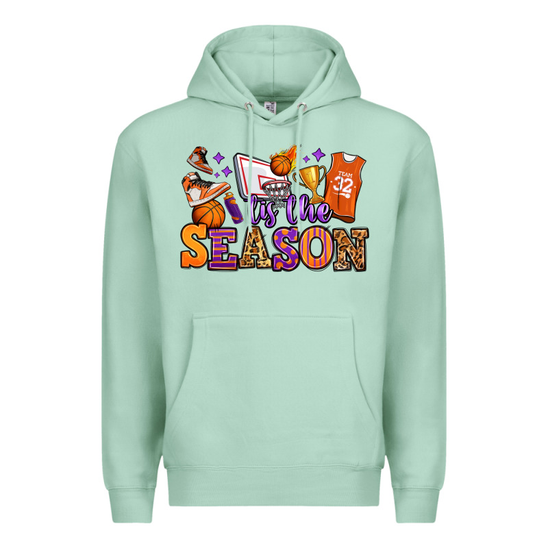 Tis The Season Basketball Premium Hoodie by Jasminsmagicworld | Teevron