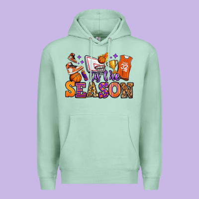 Tis The Season Basketball Premium Hoodie Designed By Jasminsmagicworld