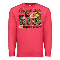 Cardinal i'm just here for the snacks #softball brother Premium Sweatshirt - Zillion Design Studio