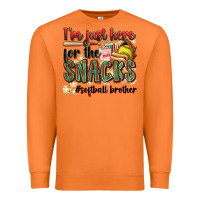 Carrot i'm just here for the snacks #softball brother Premium Sweatshirt - Zillion Design Studio