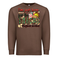 Chestnut i'm just here for the snacks #softball brother Premium Sweatshirt - Zillion Design Studio