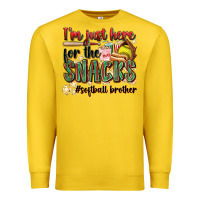 Lemon i'm just here for the snacks #softball brother Premium Sweatshirt - Zillion Design Studio