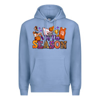 Colony Blue tis the season basketball Premium Hoodie - Jasminsmagicworld