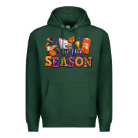 Sports Green tis the season basketball Premium Hoodie - Jasminsmagicworld