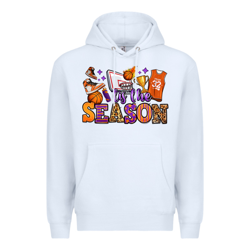 Tis The Season Basketball Premium Hoodie by Jasminsmagicworld | Teevron