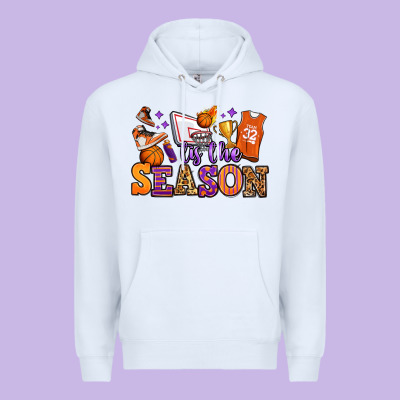 Tis The Season Basketball Premium Hoodie Designed By Jasminsmagicworld