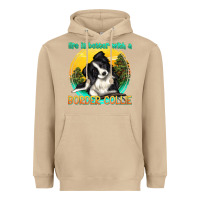 Mushroom life is better with a border collie Heavyweight Hoodie - texasbilliewilder