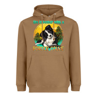 Toasted Coconut life is better with a border collie Heavyweight Hoodie - texasbilliewilder