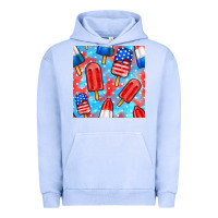 Pigment Grape Ice 4th of july popsicle seamless pattern Urban Hoodie - BundleAndBundleShop