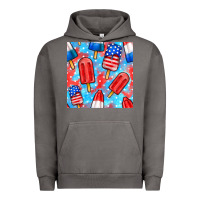 Pigment Tornado 4th of july popsicle seamless pattern Urban Hoodie - BundleAndBundleShop