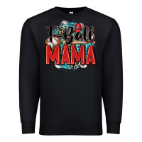 Black t ball mama Premium Sweatshirt - Zillion Design Studio
