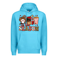 Ocean Blue tis the season baseball Premium Hoodie - Jasminsmagicworld