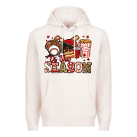 Pale Pink tis the season baseball Premium Hoodie - Jasminsmagicworld