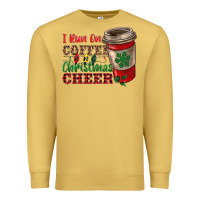 Antique Gold i run on coffee and christmas cheer Premium Sweatshirt - RanaPortraitStore