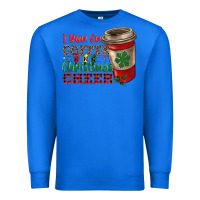 True Royal i run on coffee and christmas cheer Premium Sweatshirt - RanaPortraitStore
