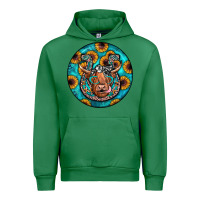 Emerald horseshoe circle Urban Hoodie - JahusDesignShop