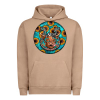 Pigment Burro horseshoe circle Urban Hoodie - JahusDesignShop