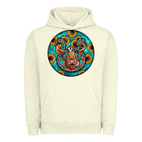 Pigment Pistachio horseshoe circle Urban Hoodie - JahusDesignShop