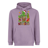 Lavender christmas cactus feliz navidad Heavyweight Hoodie - Zillion Design Studio