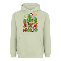 Matcha christmas cactus feliz navidad Heavyweight Hoodie - Zillion Design Studio