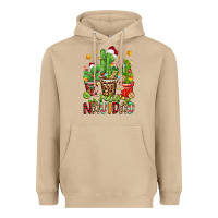 Christmas Cactus Feliz Navidad Heavyweight Hoodie | Teevron
