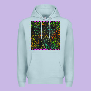 Halloween Witch Symbols Seamless Pattern Premium Hoodie Designed By Bundleandbundleshop
