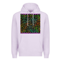 Lilac halloween witch symbols seamless pattern Premium Hoodie - BundleAndBundleShop